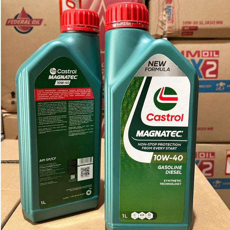 OLI MESIN CASTROL MAGNATEC 1 LITER OLI CASTROL MAGNATEC 1000 ML