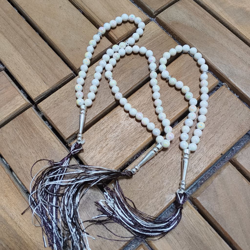 Tasbih Mutiara Putih 33 butir