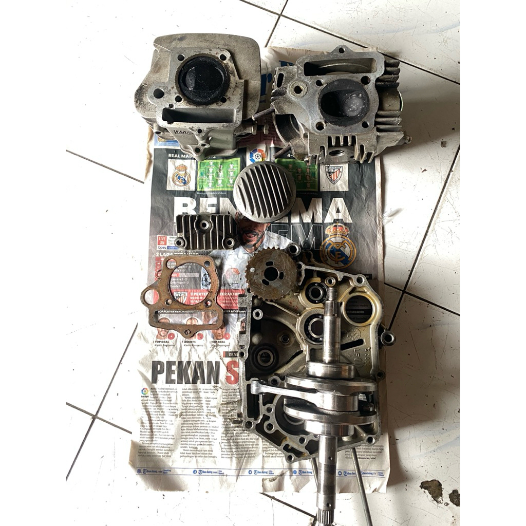 mesin garuda 140cc upgrade c series sudah modif