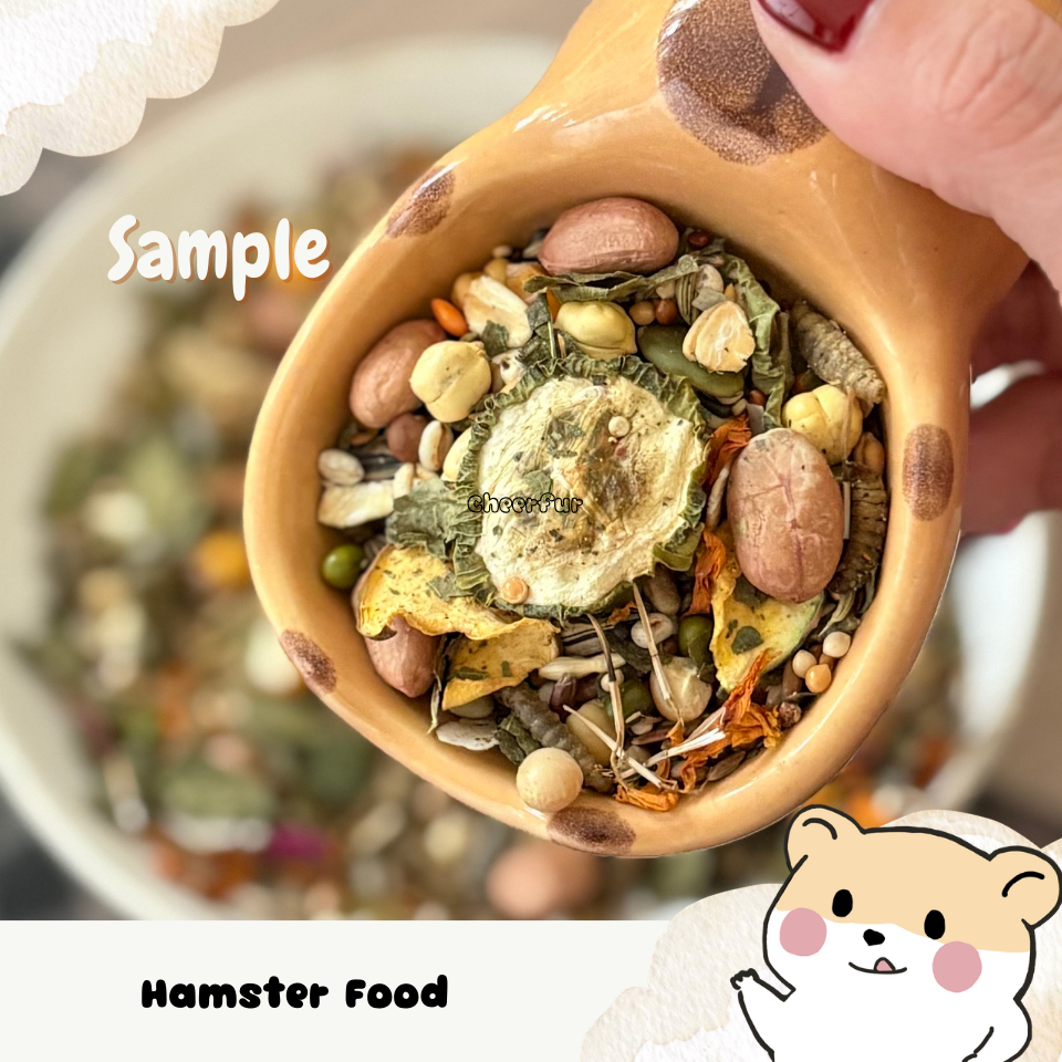Cheerfur - Seedlicious Makanan Utama Hamster Seedmix 3 Varian (Standard,Dwarf,Syrian)