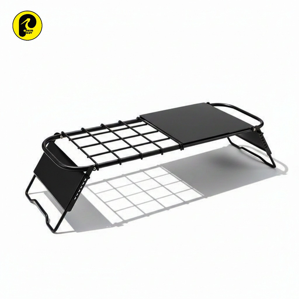 CICHLID Meja Lipat Portable Outdoor Portable Meja Kemping Lipat Outdoor Bahan Logam Meja Outdoor Lip