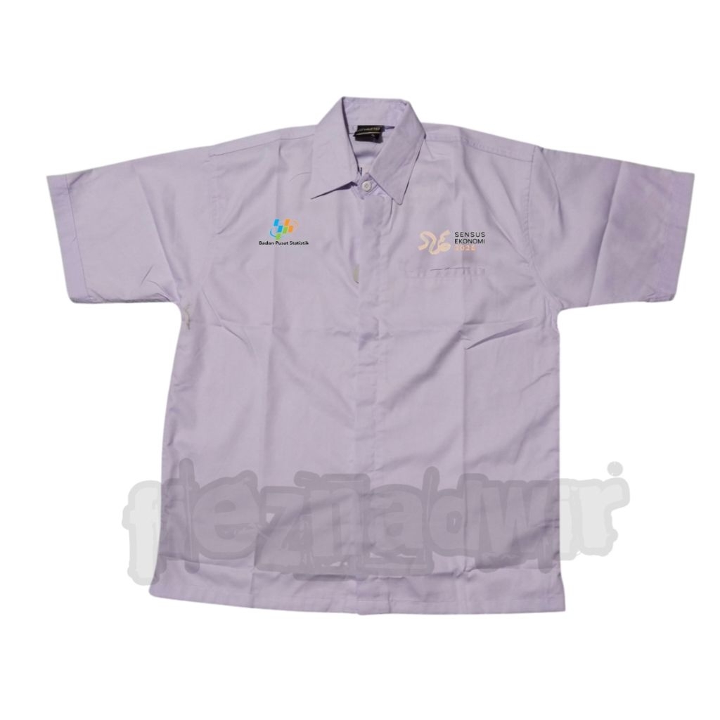 kemeja bps kemeja sensus ekonomi kemeja pendek/panjang badan pusat statistic sensus ekonomi