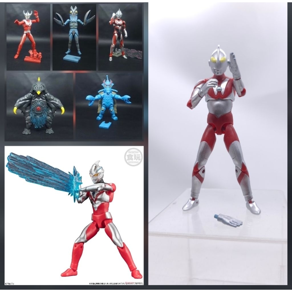 shodo showa ultraman hayata taro geed primitive alien baltan temperor bemstar kaiju bandai