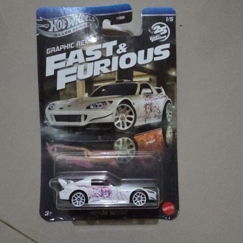 hotwheels honda s2000 putih fast & furious