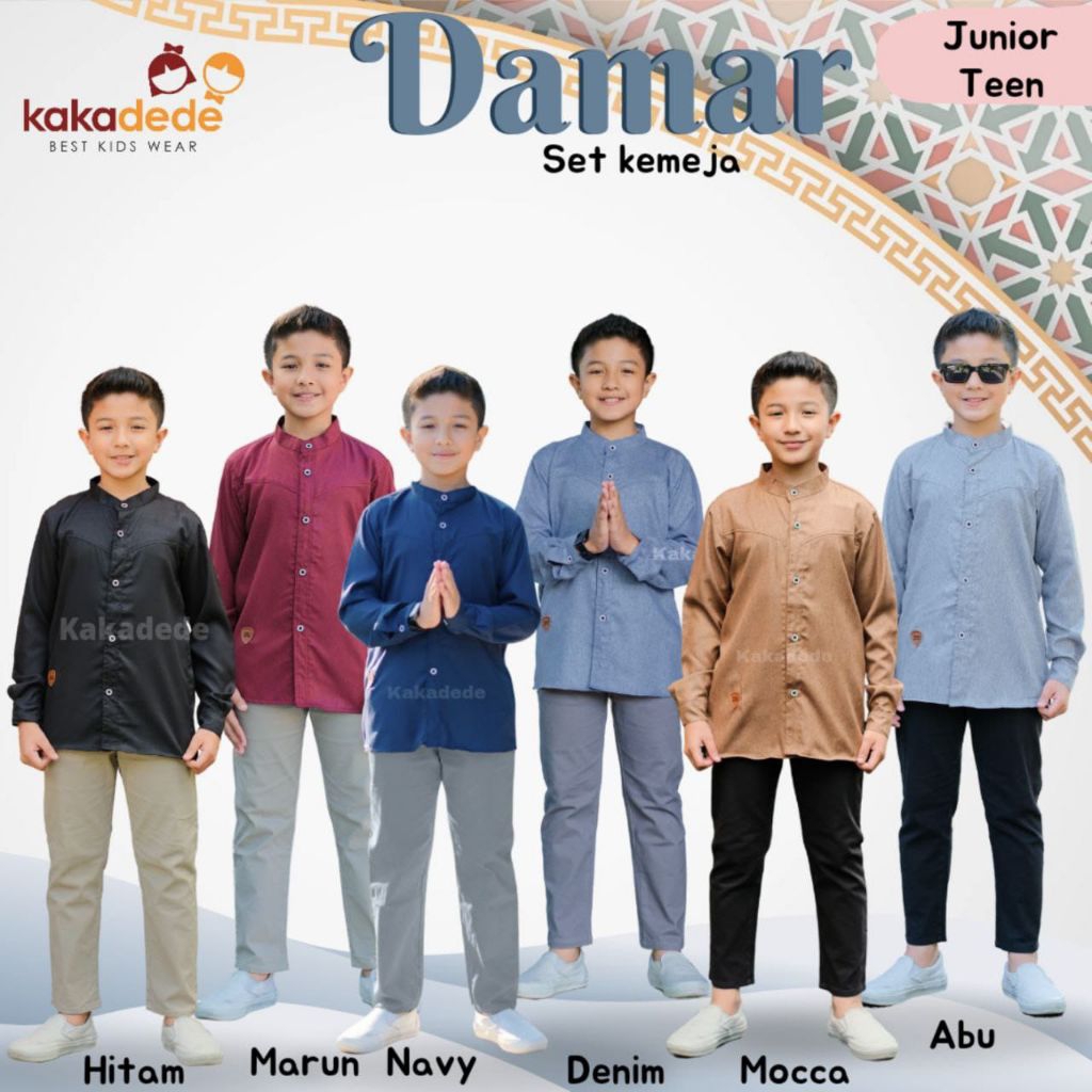 DAMAR SET KEMEJA KOKO KAKADEDE / SET KEMEJA KOKO DAMAR KAKADEDE