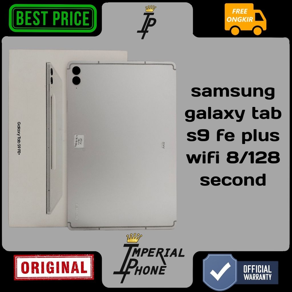 samsung galaxy tab s9 fe plus 8/128 wifi only second