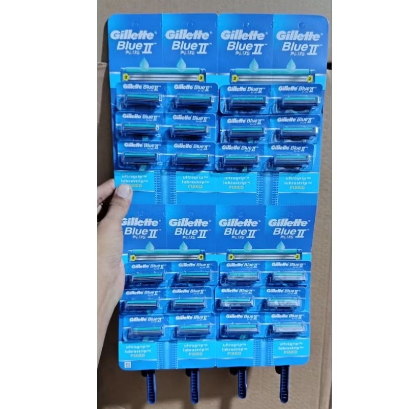 Pisau Cukur Gillette Goal Blue 2 plus disposable isi 24pcs