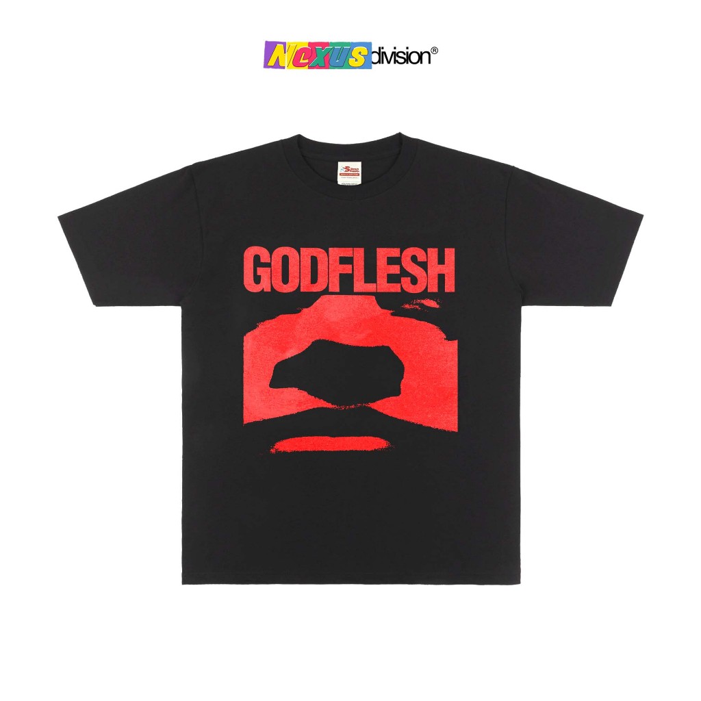 Godflesh - Godflesh Tshirt Black - Kaos Band Heavy Weight 16s