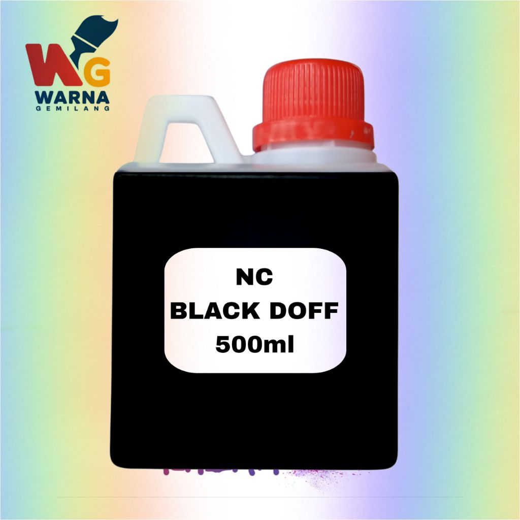 Cat NC Duco Black Hitam Doff 500ml