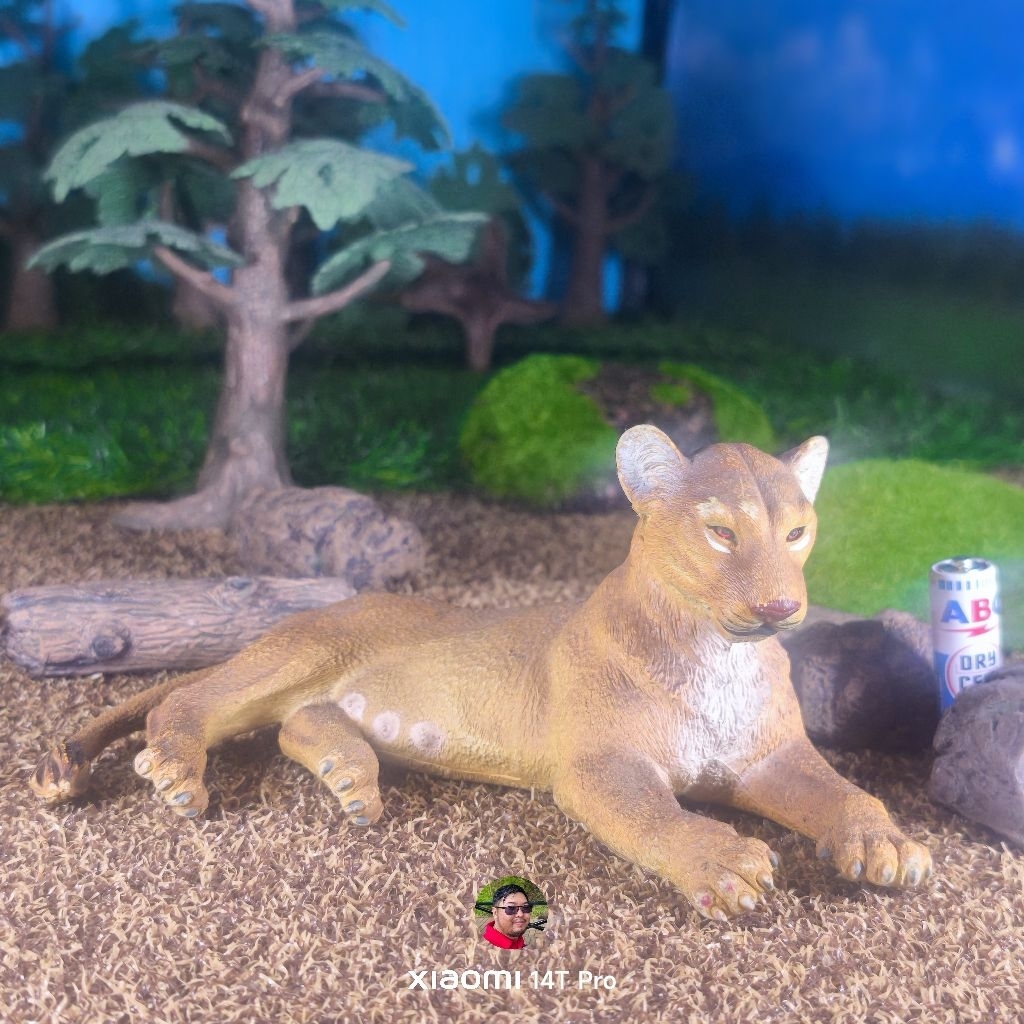 AAA lying Lioness singa figure