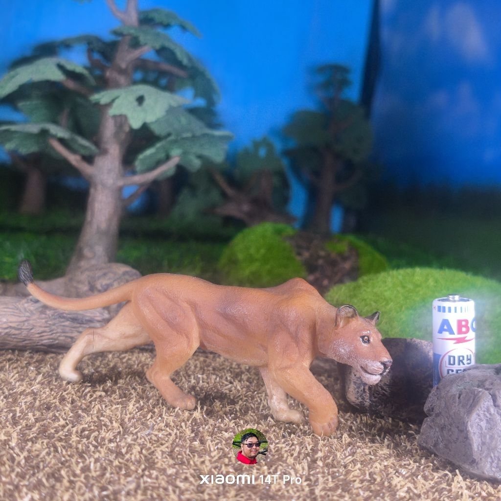 Papo chasing Lioness figure