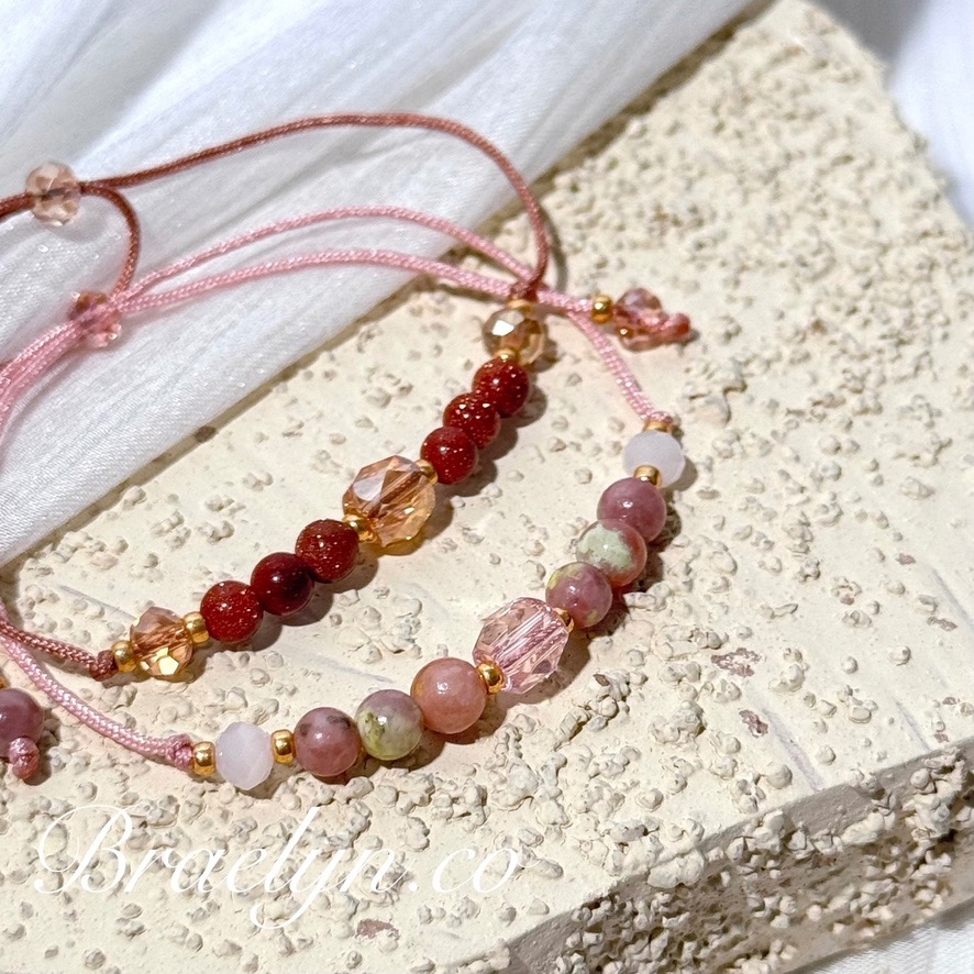 GELANG OPHELIA BRAELYN aesthetic gelang manik Korea simpel gelang simpel tipis tali