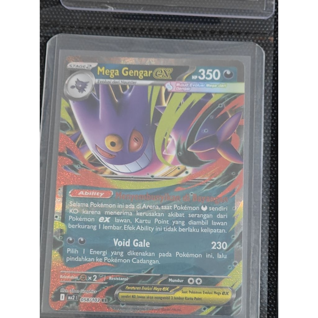 Kartu Pokemon Mega Gengar RR Original