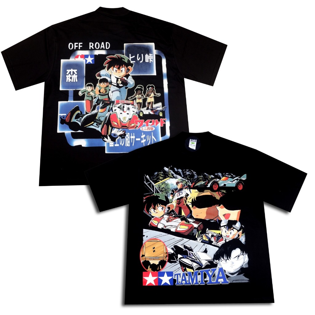 ZWOLF CLOTH - KAOS TAMIYA TSHIRT OVERSIZE BAJU ANIME KATUN COMBED 20S