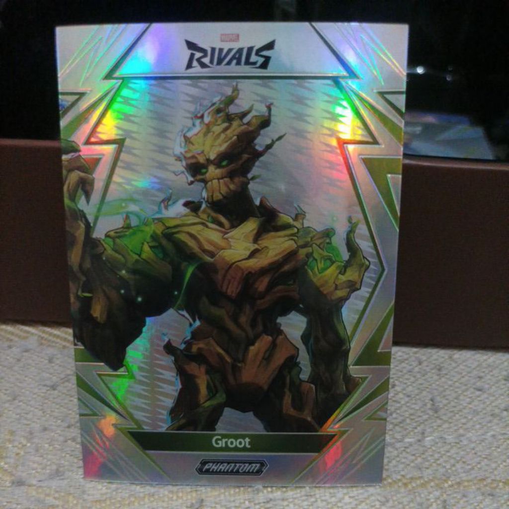 Kartu 2025 Kakawow Phantom Marvel Rivals GROOT | HOLO REFRACTOR