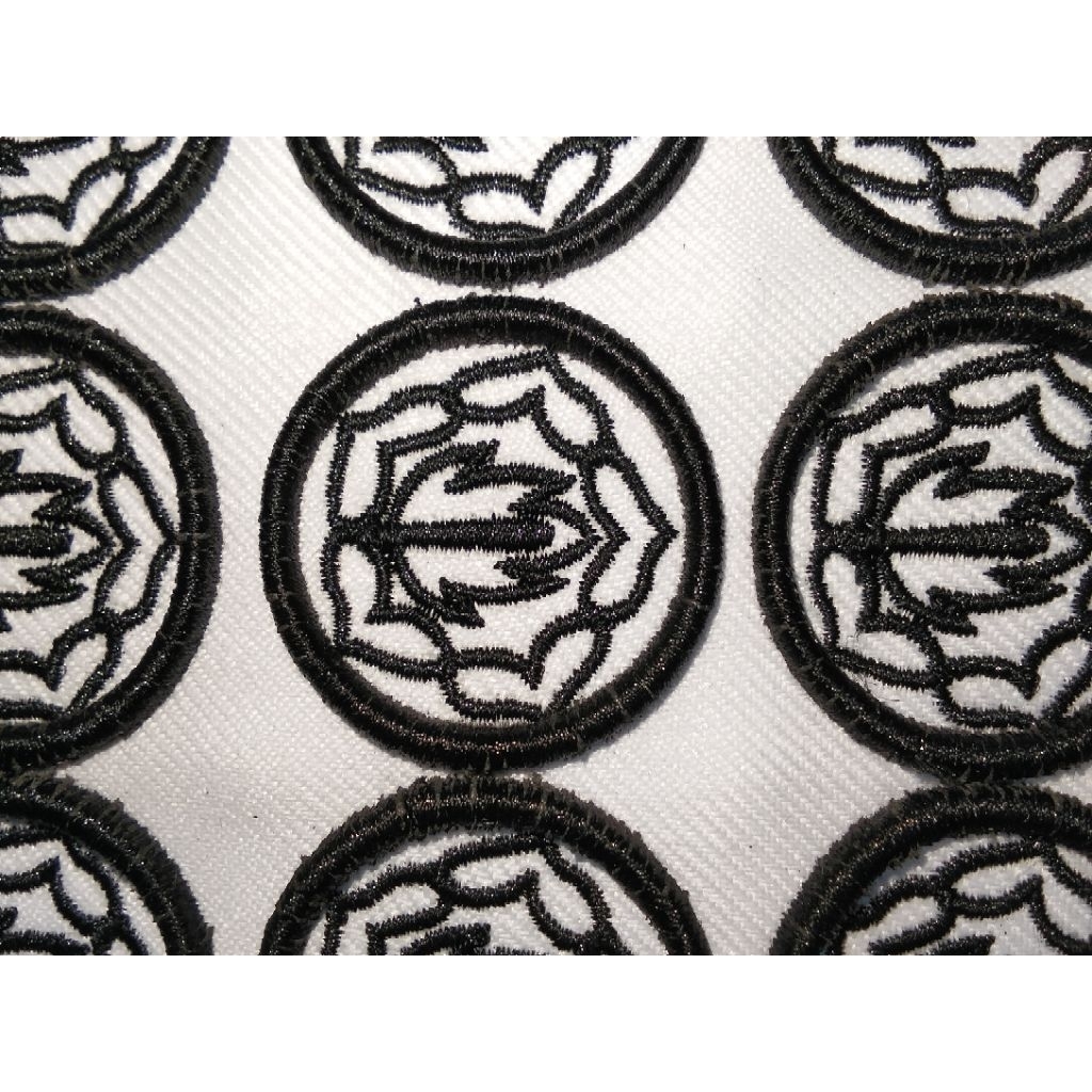 patch bordir timbul MONOGRAM SATPAM