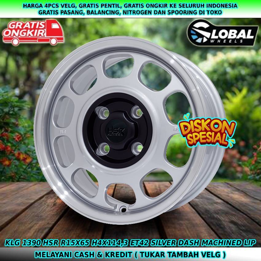 Velg R15 rekomendasi untuk mobil Avanza| Veloz| Livina| Panther| dll velg hsr klg R15