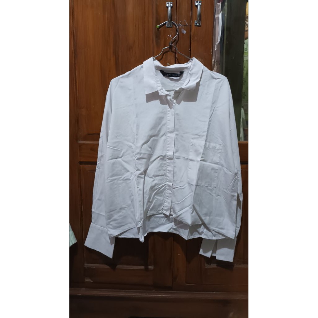 [PRELOVED]ZARA WOMAN kemeja putih