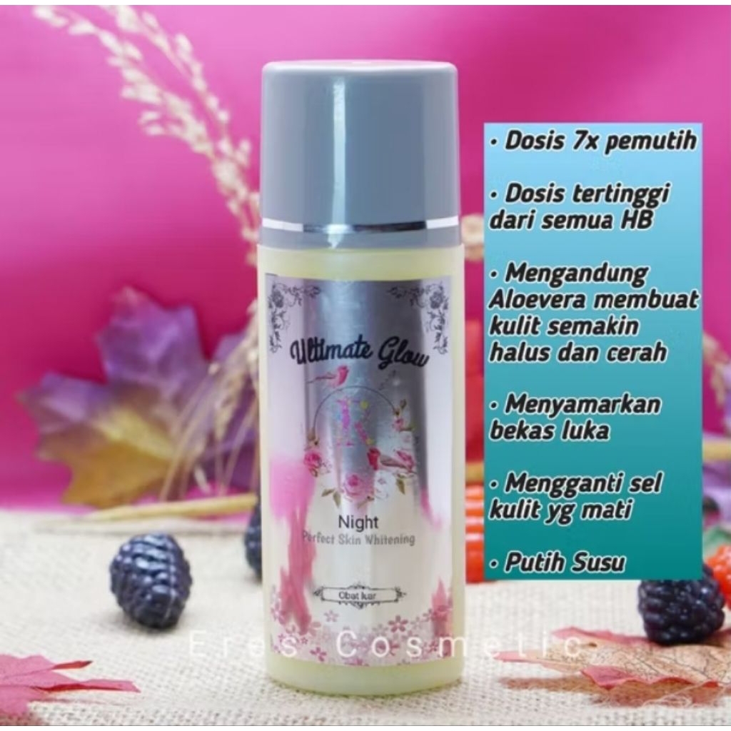 PROMO ERES ULTIMATE GLOW PEMUTIH BADAN BODY LOTION ULTIMATE GLOW 7X LEBIH CEPATDOSIS NIGHT EXTRA DOS
