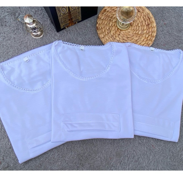 Singlet Umroh wanita | Singlet Dalaman Gamis Wanita | Perlengkapan Umroh Wanita