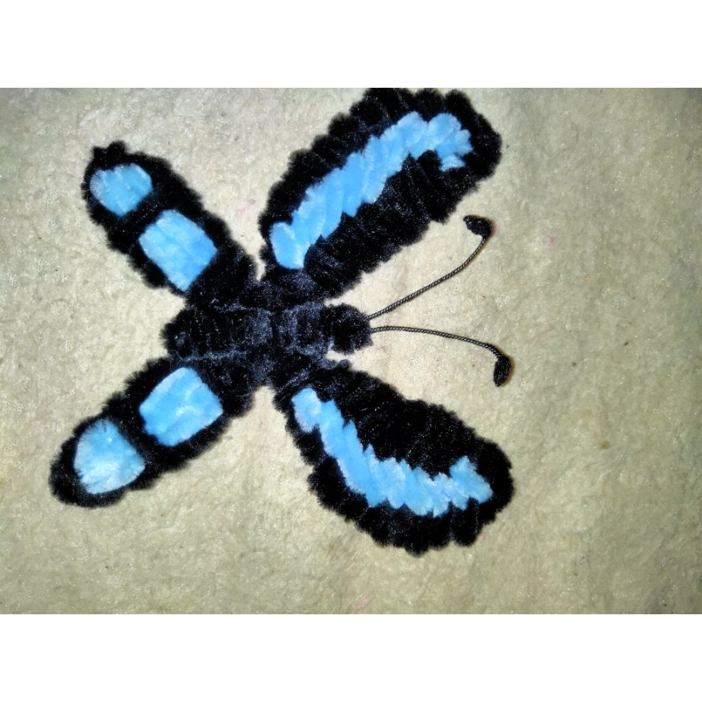 Magnet Kulkas Kawat Bulu Bentuk Kupu-kupu