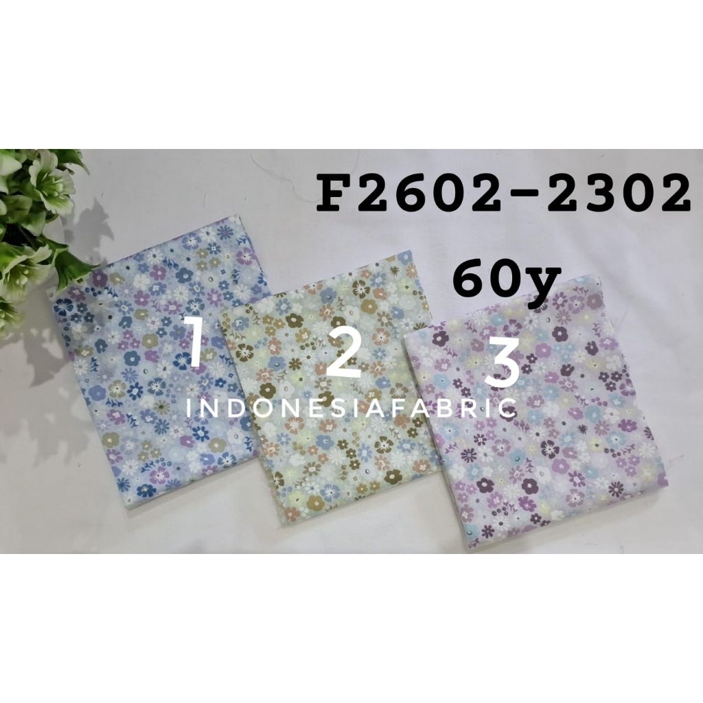 Kain Katun Jepang motif KJ503 tokai senko japan design ori bahan gamis tunik mukena daster piyama ke