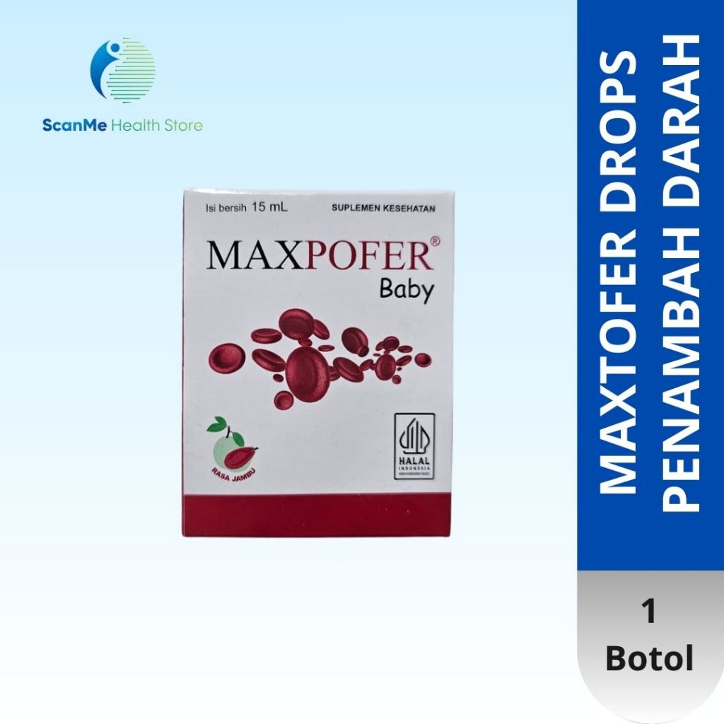 Maxpofer Baby Drop Isi 15ml Obat Penambah Darah
