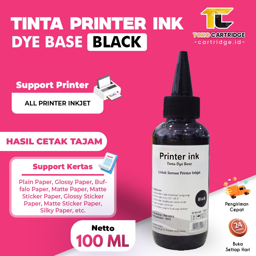 Tinta Dye Base 100ml Canon PG810 CL811 PG 810 CL 811100ml Murah