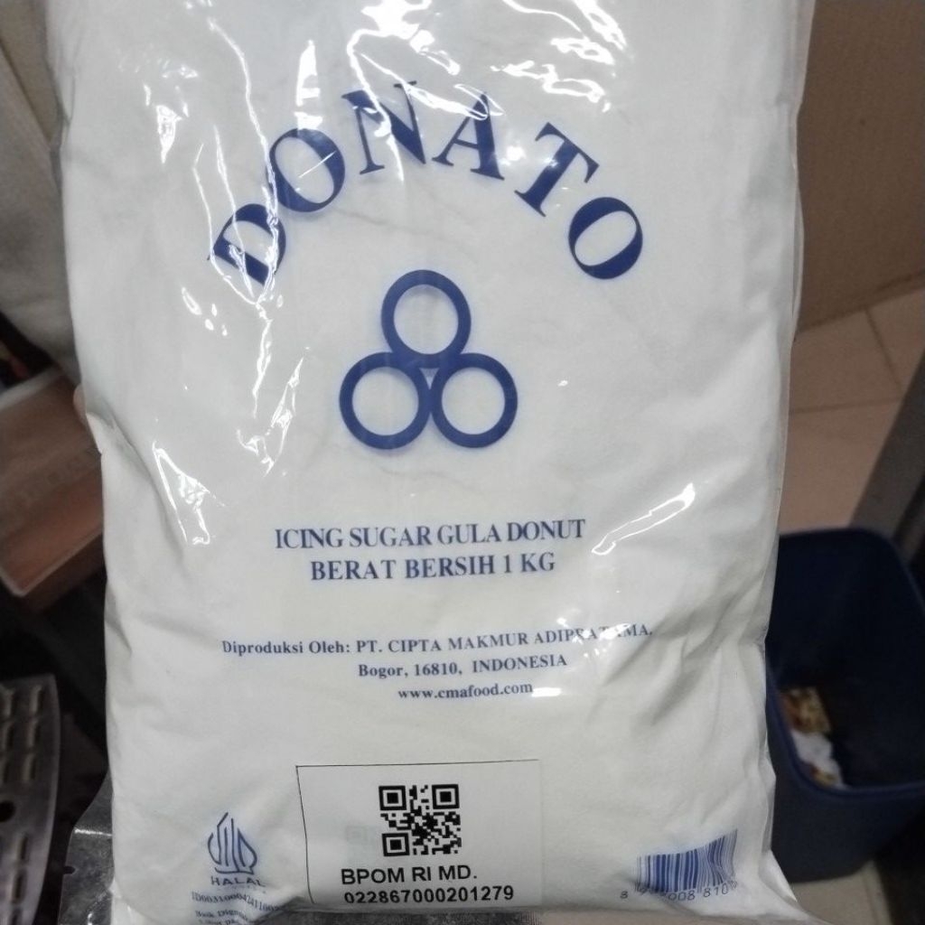 Gula Donato 1kg - Gula Halus dengan Rasa Mint, Tidak Mudah Mencair