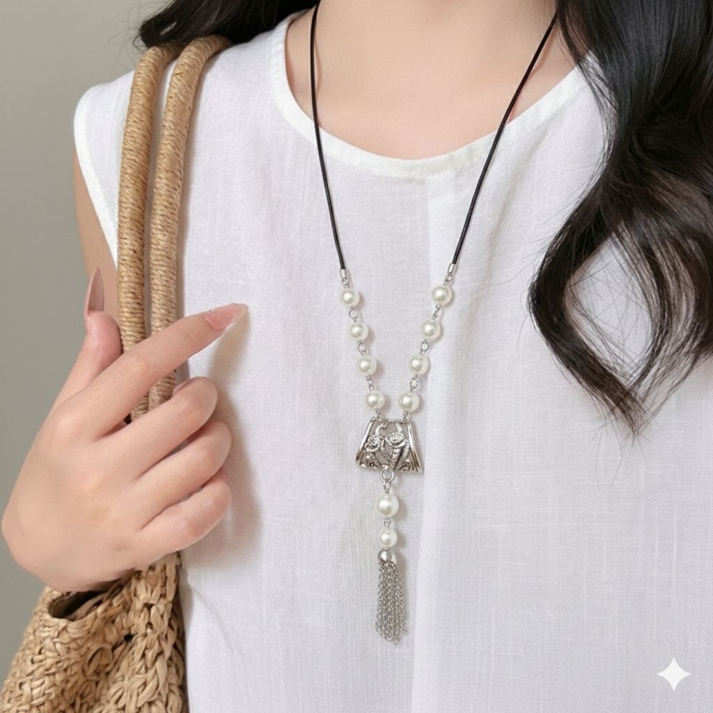 kalung wanita simple kalung wanita kekinian kalung elegan wanita kalung panjang