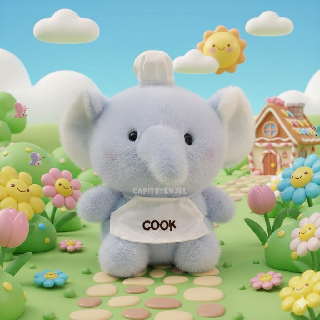 GAJAH COOKING BONEKA CAPIT OH SOME /KKV FUNIFUN @capitbyenjel