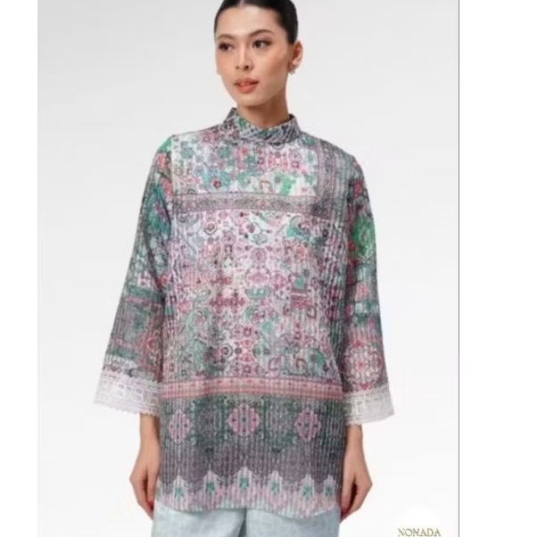 MARCHESA GODET BLOUSE