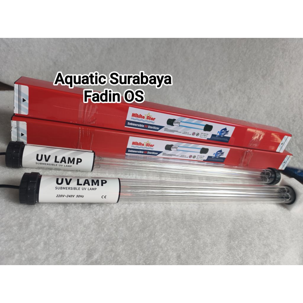Lampu UV Kolam Koi 150 200 Watt Nikita Star UV Sterilisasi Alga Kolam Ikan