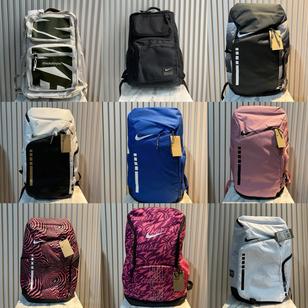(READY STOCK) Tas Nike Elite Hoops Backpack Tas Nike Elite Basketball Hoops Bag Original With Tag 10