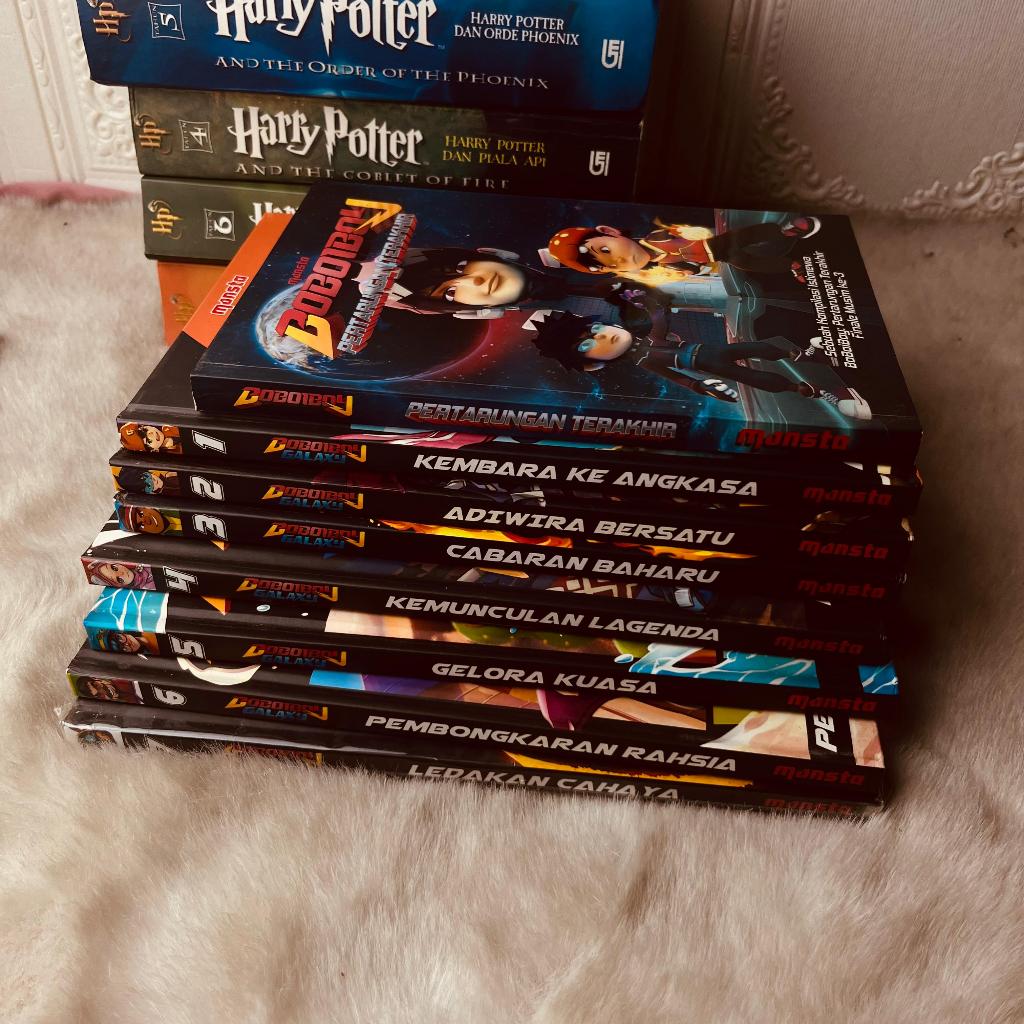 Set Komik BoBoiBoy Galaxy (Vol 1-7) + Bonus Edisi Spesial Boboiboy Galaxy Pertarungan Terakhir - Mon