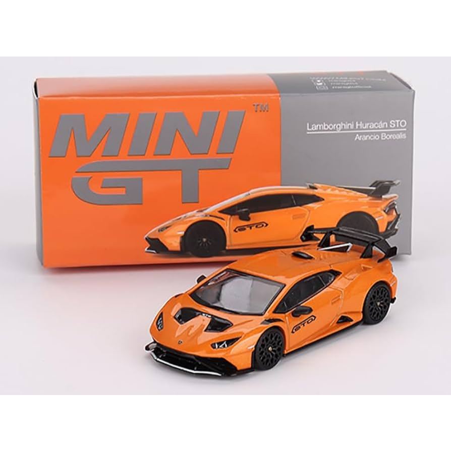 Mini GT 511 Lamborghini Huracan STO Arancio Borealis Not LBWK