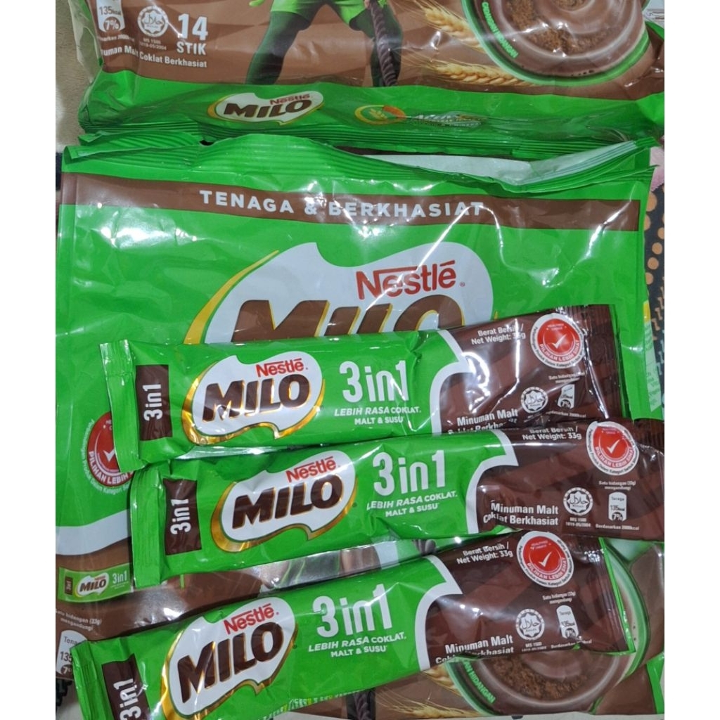 milo sachet 3 in 1