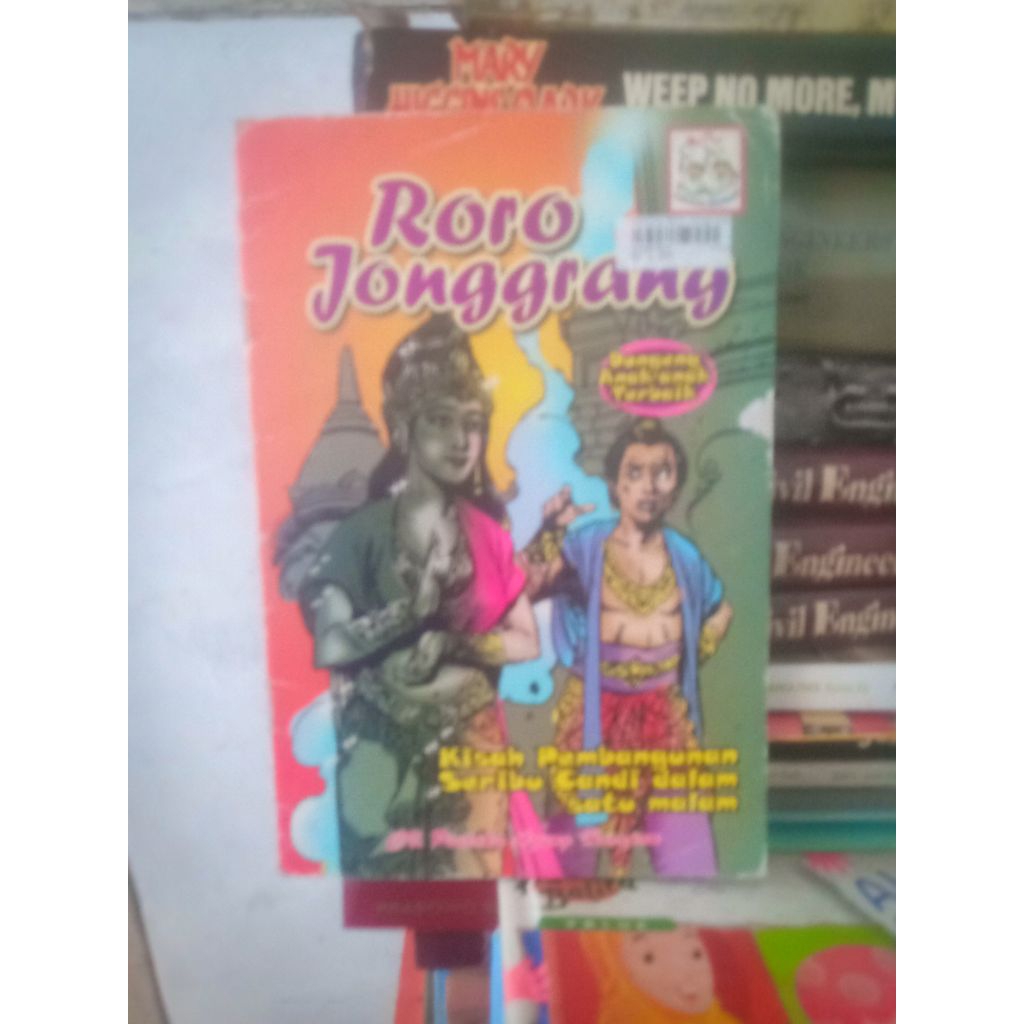 buku Roro Jonggrang kisah pembangunan seribu candi dalam satu malam