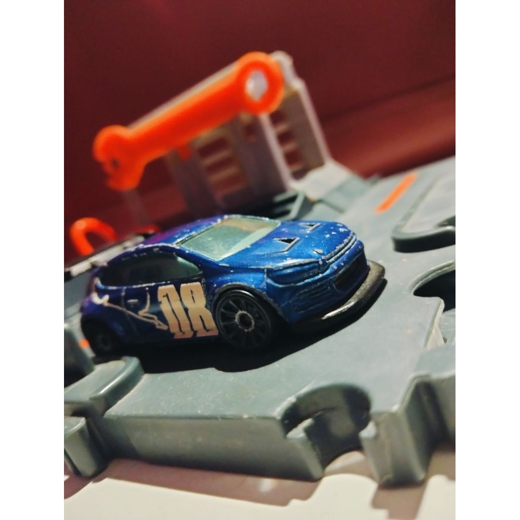 Hotwheels Rare VW Scirocco GT-24 08 Dark Blue White Number Loose