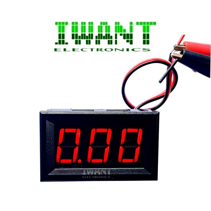 VOLTMETER DC MODULE DIGITAL VOLTMETER DIGITAL 3 DIGIT 0.56 INCH MINI  DIGITAL VOLTMETER  4.5-5 VDC B