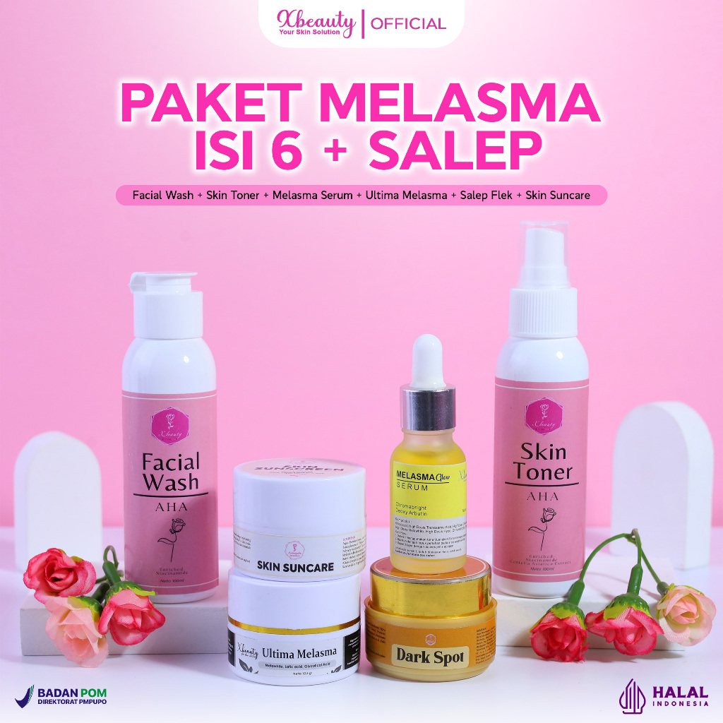 PAKET MELASMA ISI 6 PLUS SALEP FLEK