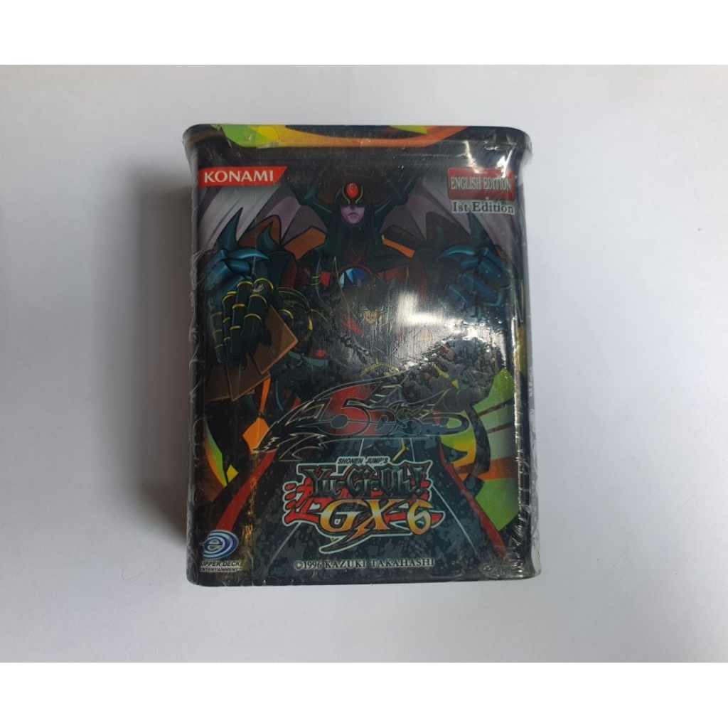 Kartu Yugioh GX-6 Bungkus Kaleng Segel Plastik (ENGLISH EDITION 1st edition)