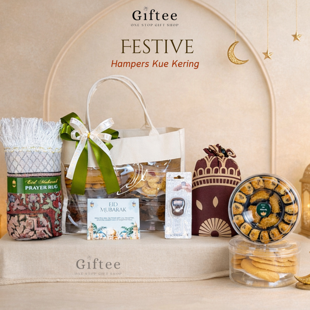 HAMPERS LEBARAN FESTIVE KUE KERING TAS JINJING MIKA PREMIUM COOKIES IDUL FITRI KADO PARCEL SOUVENIR