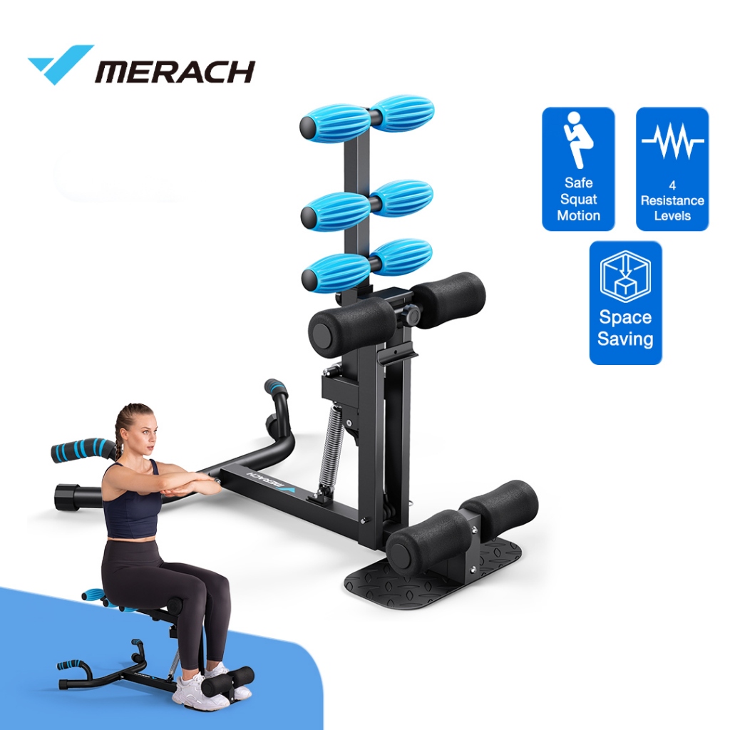 MERACH Deep Squat Machine / Mesin Squat / Latihan Kaki & Pinggul