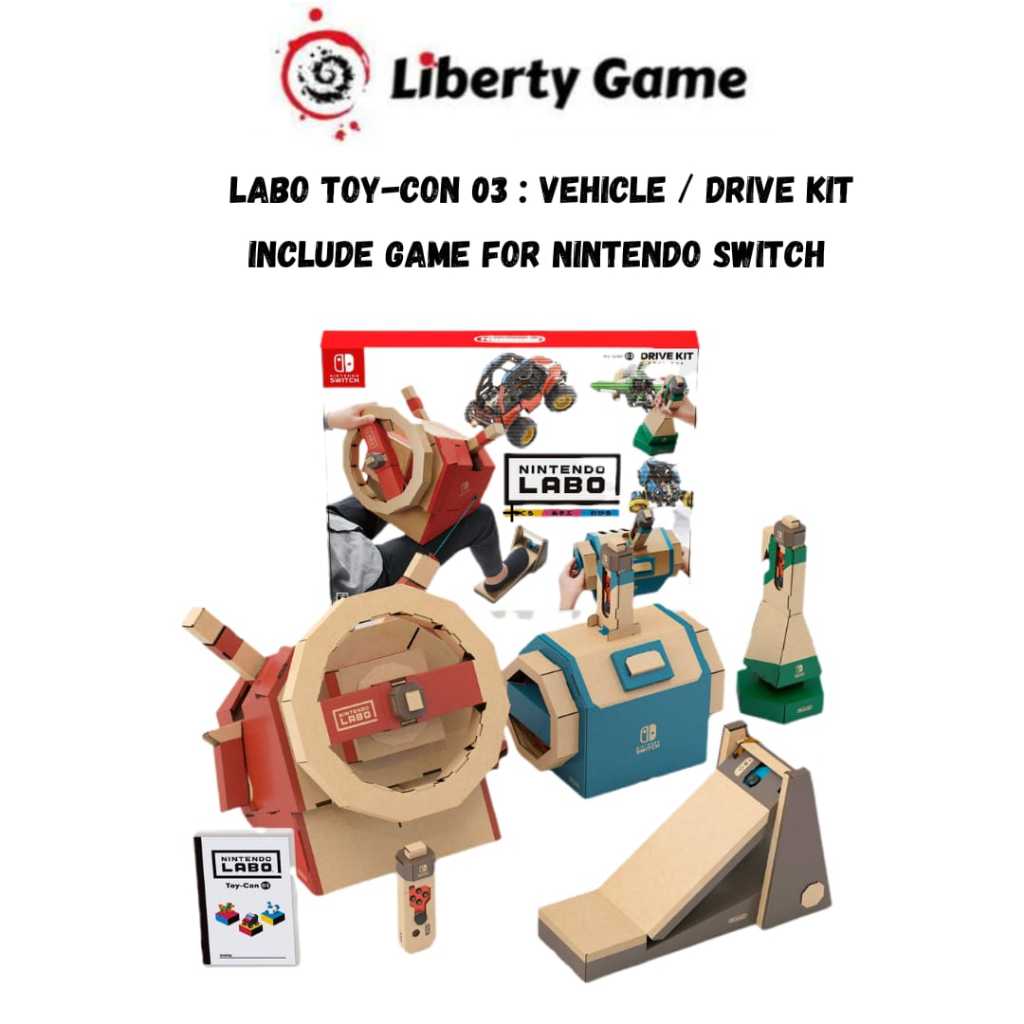 Labo Toy-Con 03: Vehicle Kit + Game Original for Nintendo Switch Labo