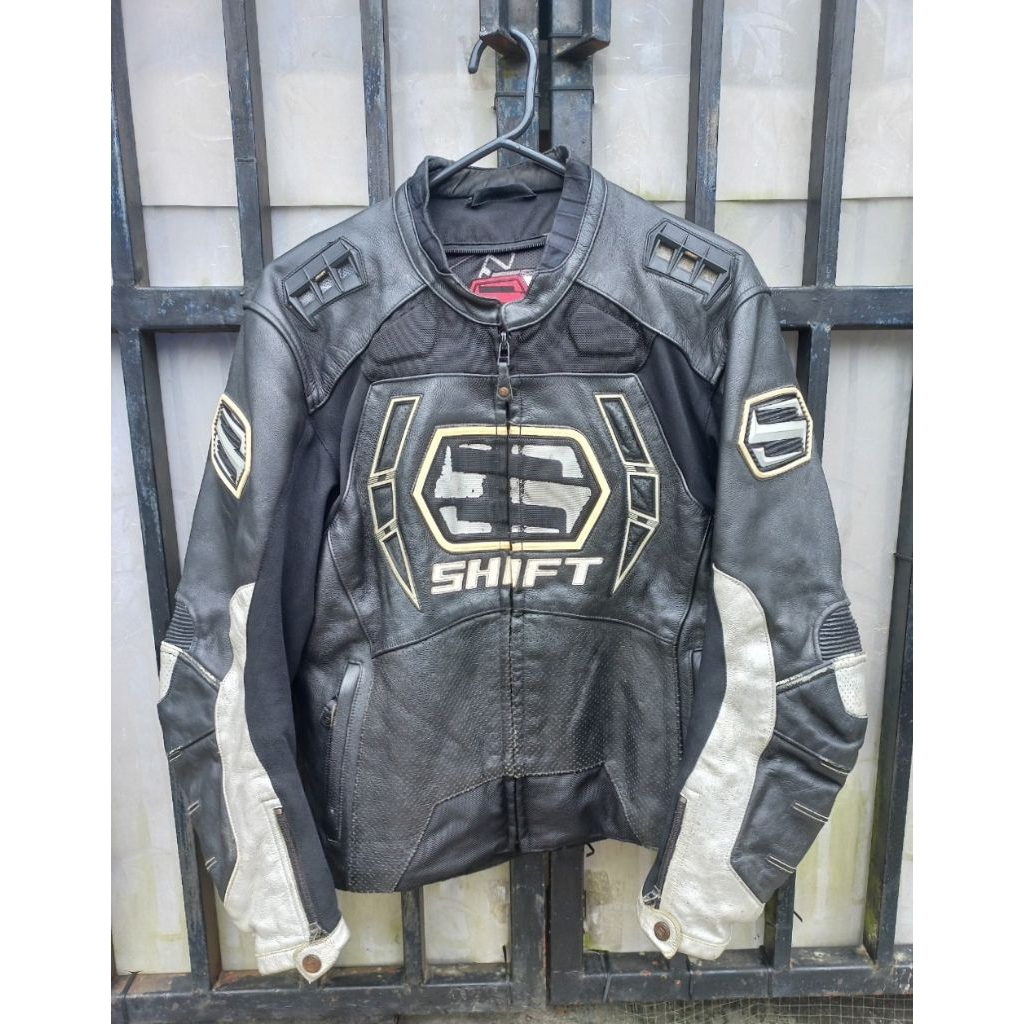 SHIFT biker leather jacket not yellow corn simpson avirex vanson rbc perfecto