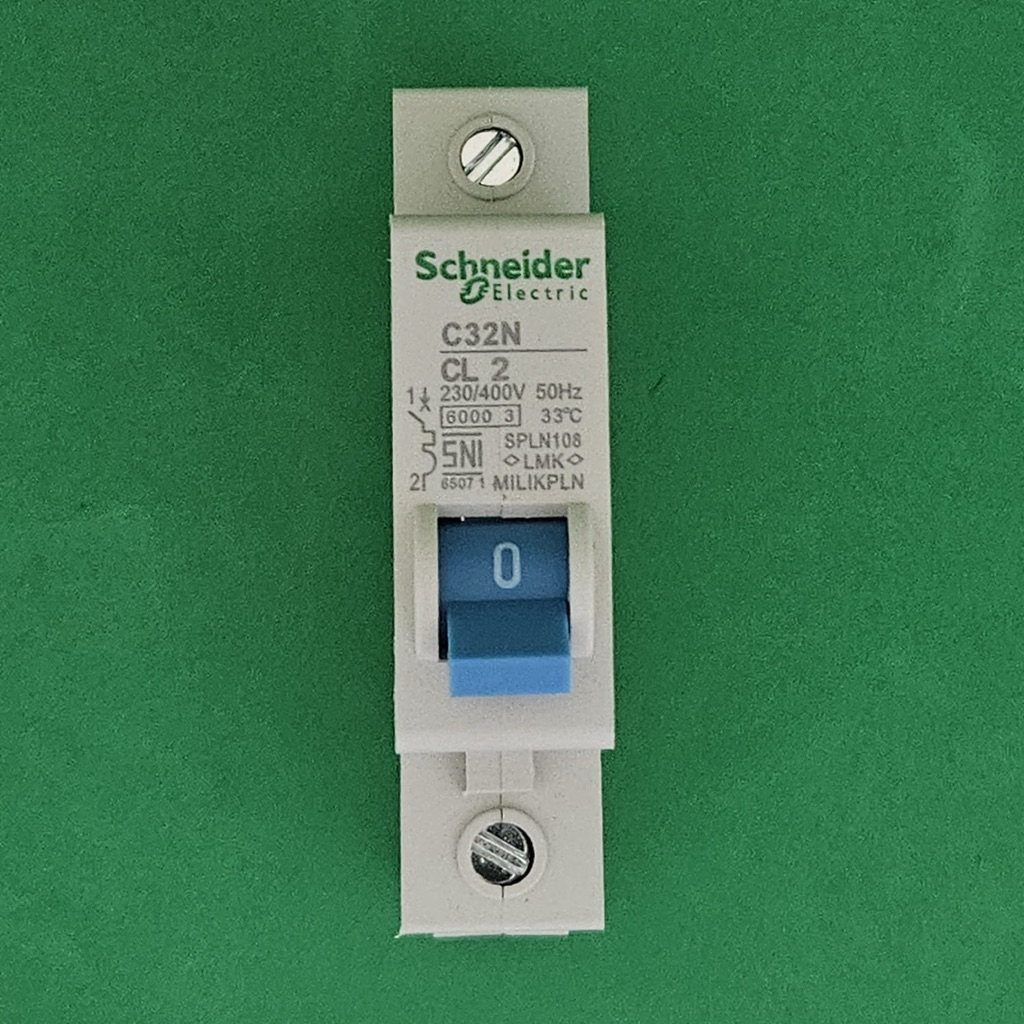 MCB Schneider Biru CL2 2A 2 Ampere