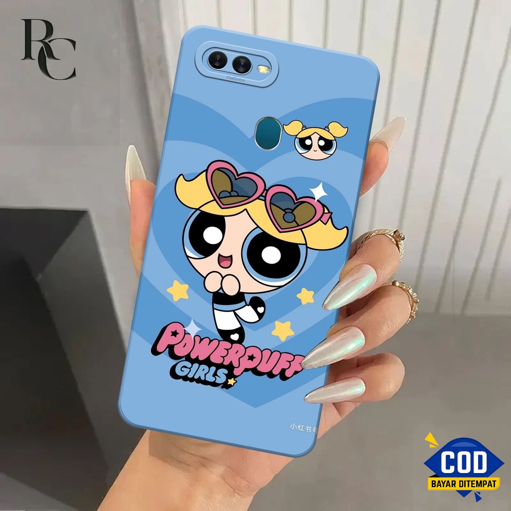 Softcase Oppo A5S/A7 Fashion Motif Powerpuff Girls Case Oppo A5S/A7 Casing Oppo A5S/A7 Silikon Hp Pr