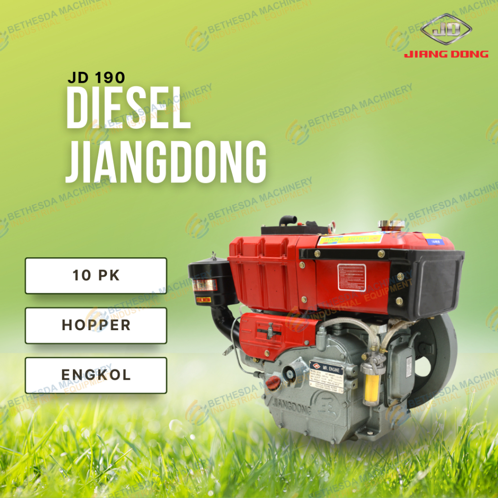 Diesel Penggerak Jiangdong 10 Pk Hopper - Mesin serbaguna 10 HP JD 190
