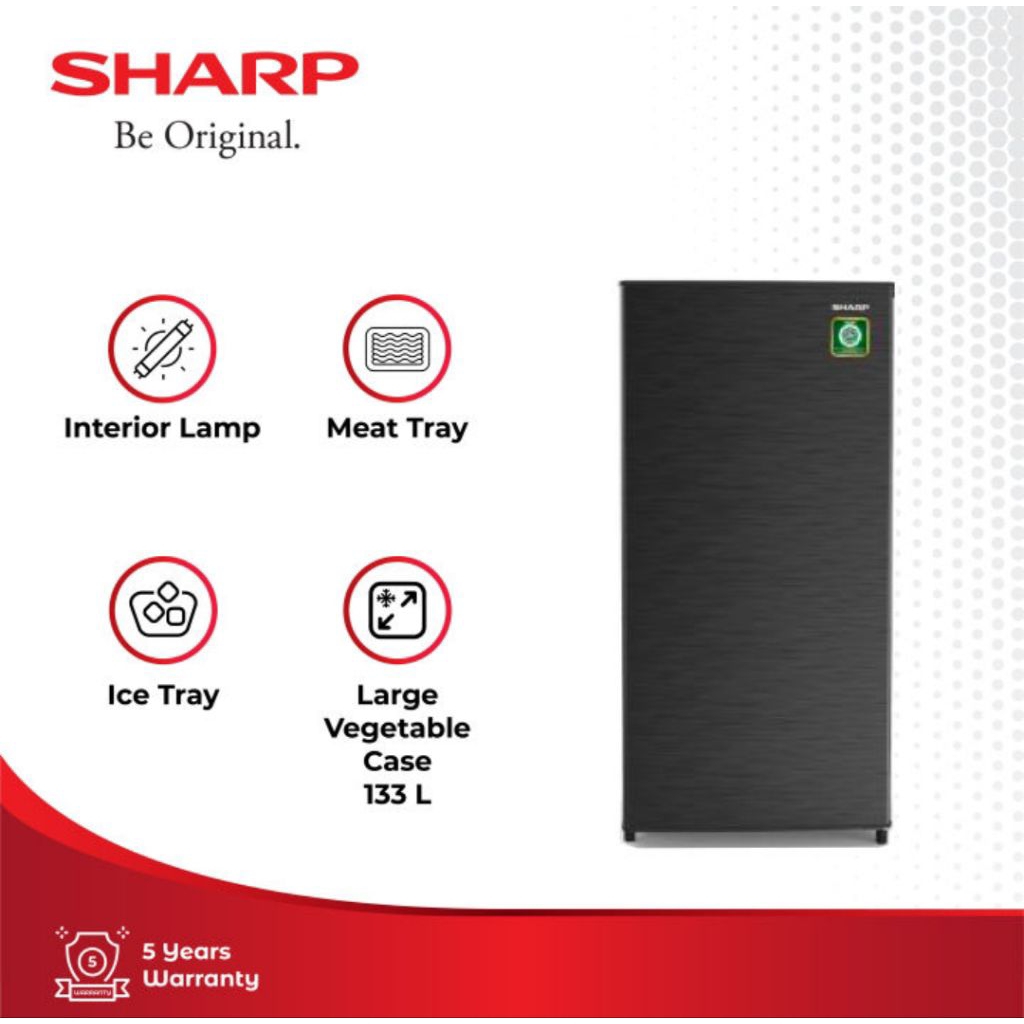 KULKAS SHARP 162NHS / KULKAS SHARP 1 PINTU / KULKAS SHARP SJ 162-MNHS